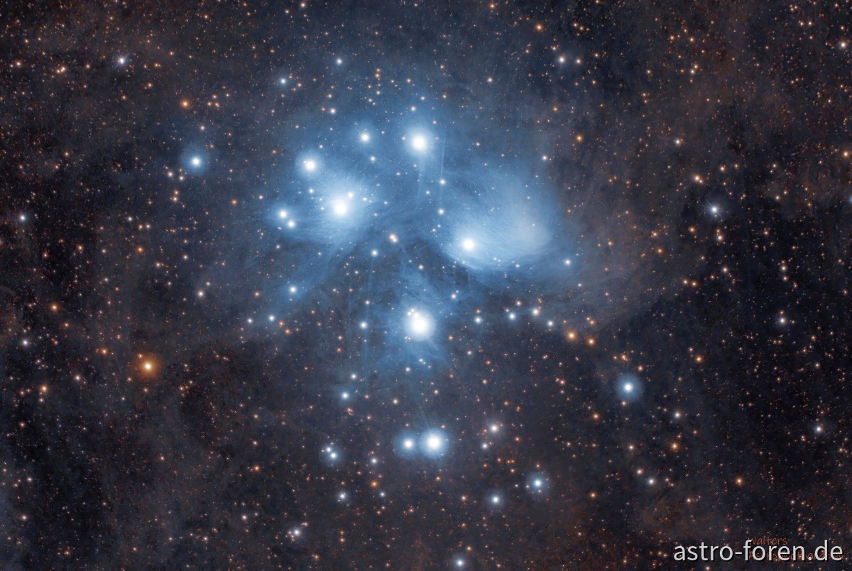 Messier M45 die Plejaden